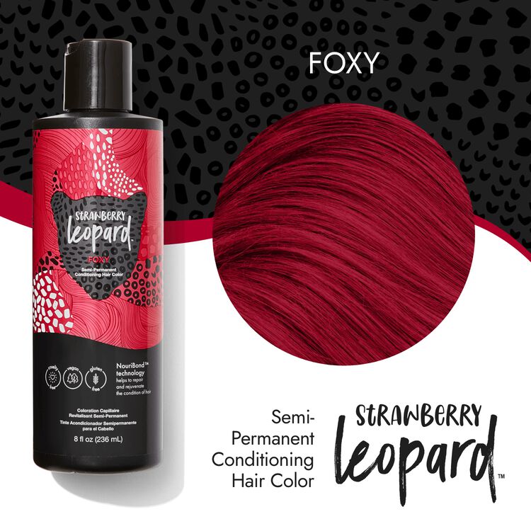 Strawberry Leopard Foxy Semi Permanent Conditioning Hair Color | Semi  Permanent Hair Color | Sally Beauty