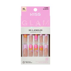Glam Jeweled Press On Nails - Latest On Trend