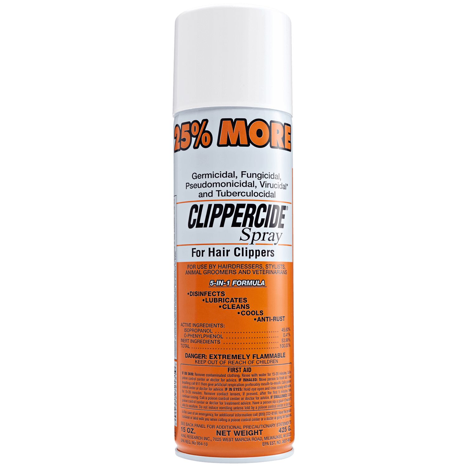 Clippercide Clipper Disinfectant Spray (12 oz) by Barbicide Clipper