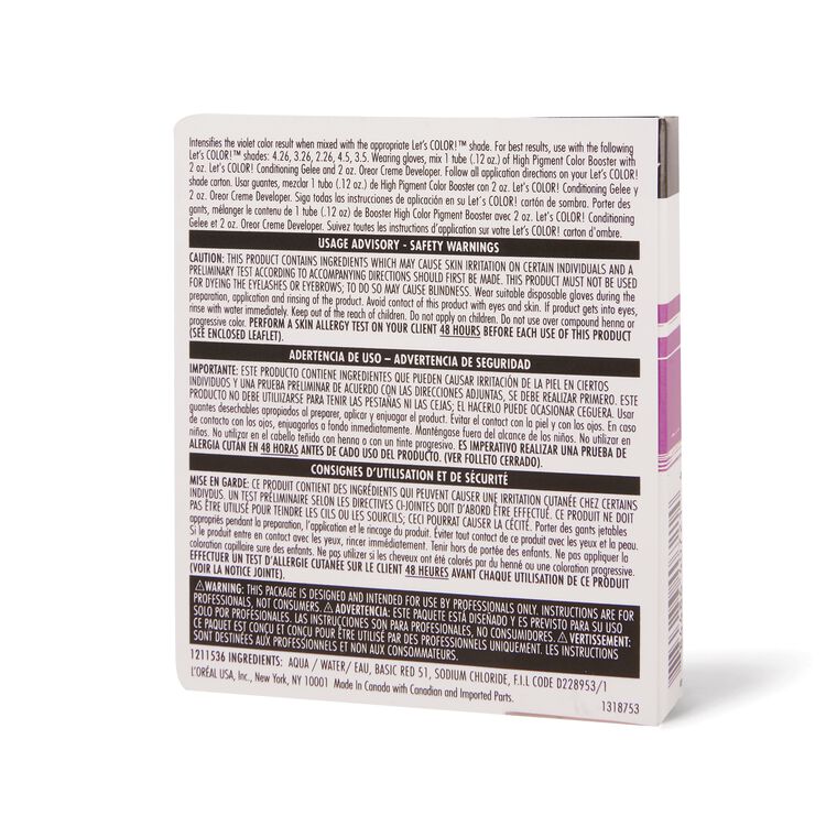 Let's COLOR! Conditioning Gelee Permanent Haircolor Violet Booster