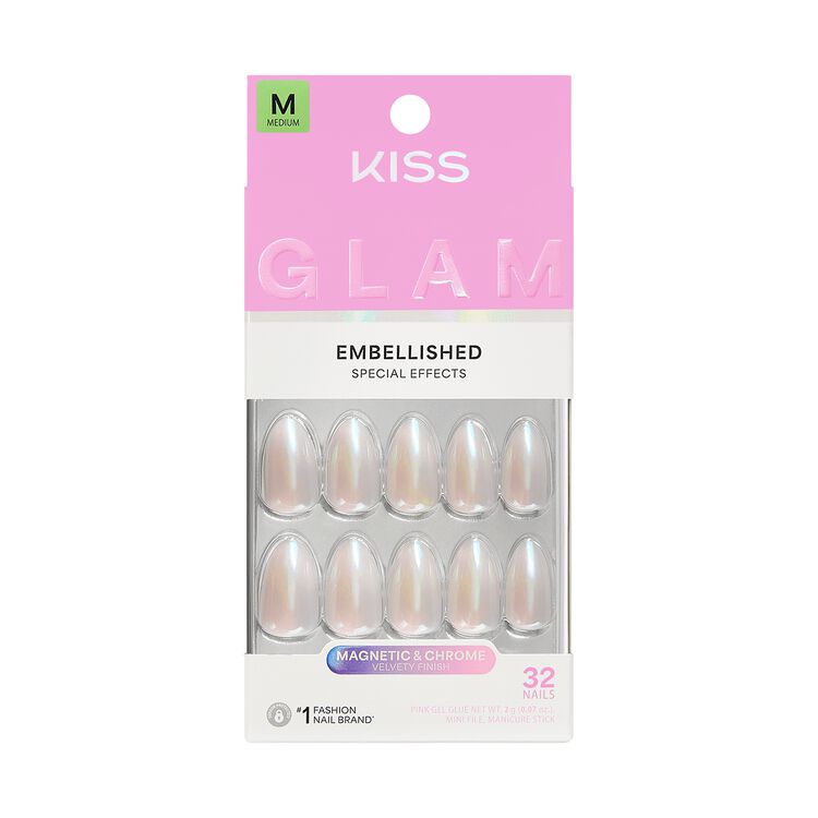 Glam Embellished Press On Nails - Dive