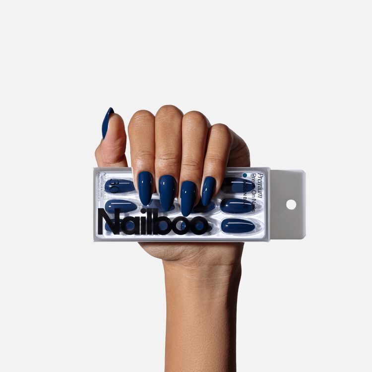 Ocean Blue Premium Press On Nails