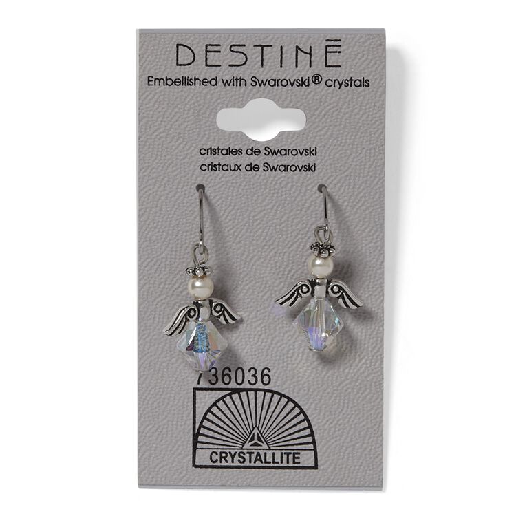 Destine Angel Dangle Earrings