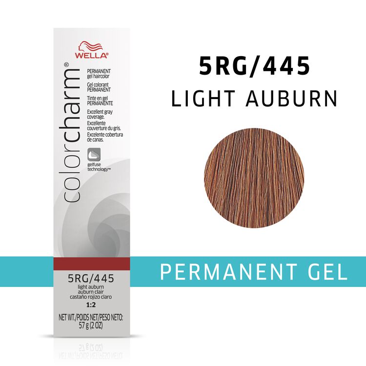 Light Auburn colorcharm Gel Permanent Hair Color