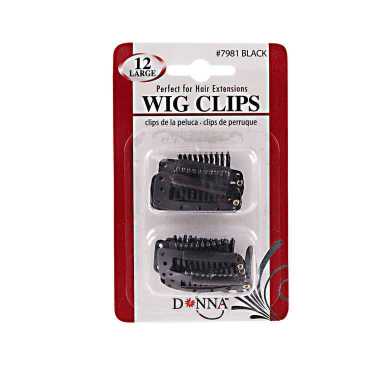 Lusofie 50Pcs Snap Wig Clips 6-Teeth U-shape Hair Extension Clips to Secure  Wig No Sew With Silicon Rubber Wig Clips for Hair Extensions Hairpiece Wig  Accessories(Black) : Beauty & Personal Care 