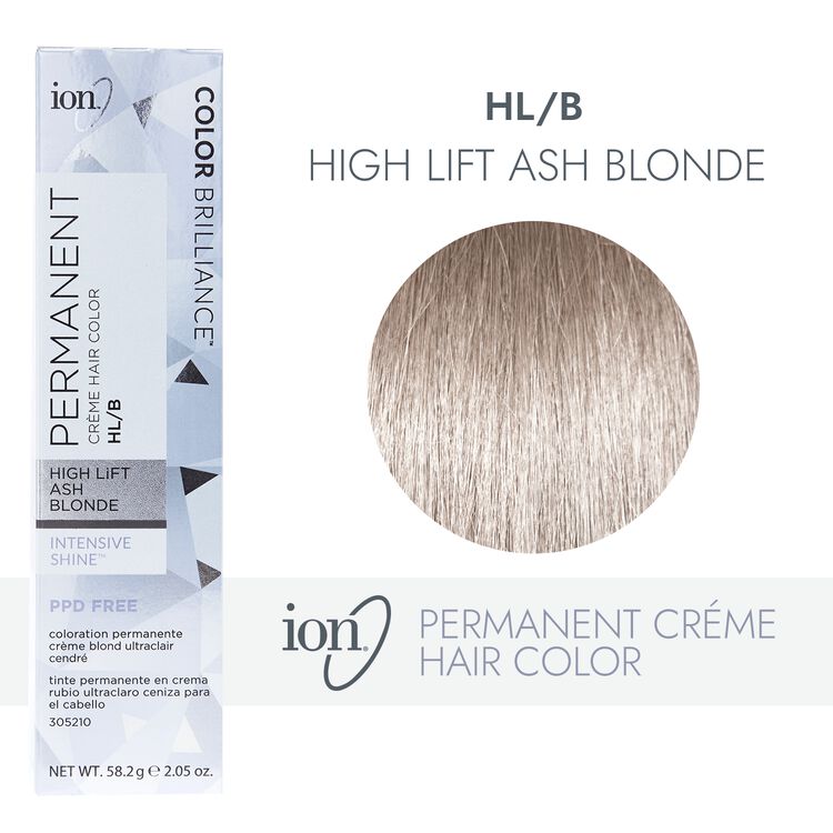 HL-B High Lift Ash Blonde Permanent Creme Hair Color