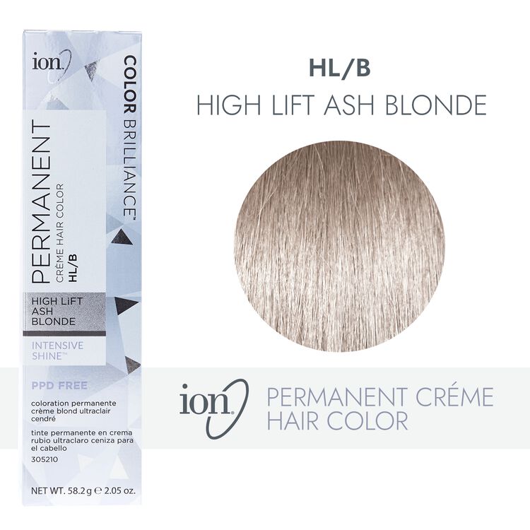 HL-B Hi Lift Ash Blonde Permanent Creme Hair Color