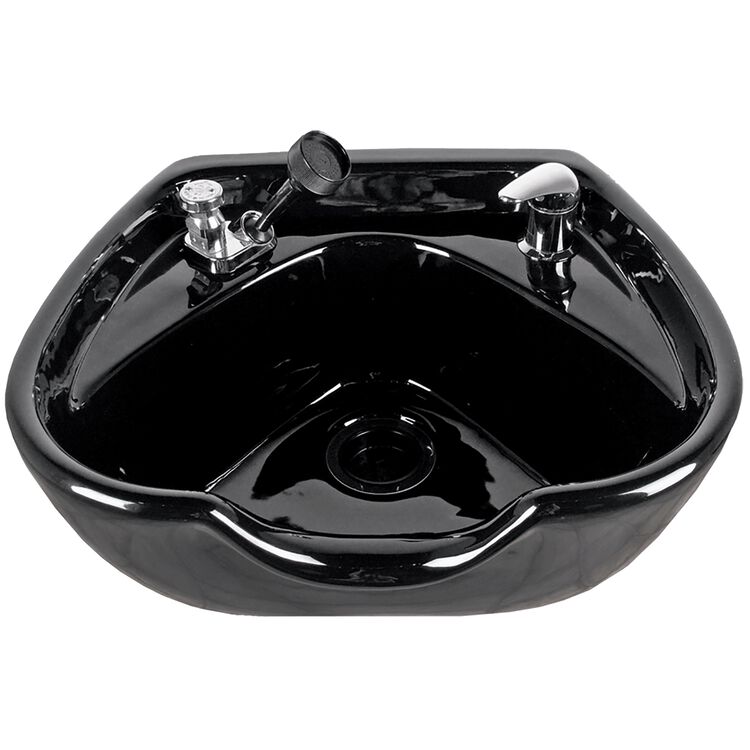 Porcelain Black Shampoo Bowl