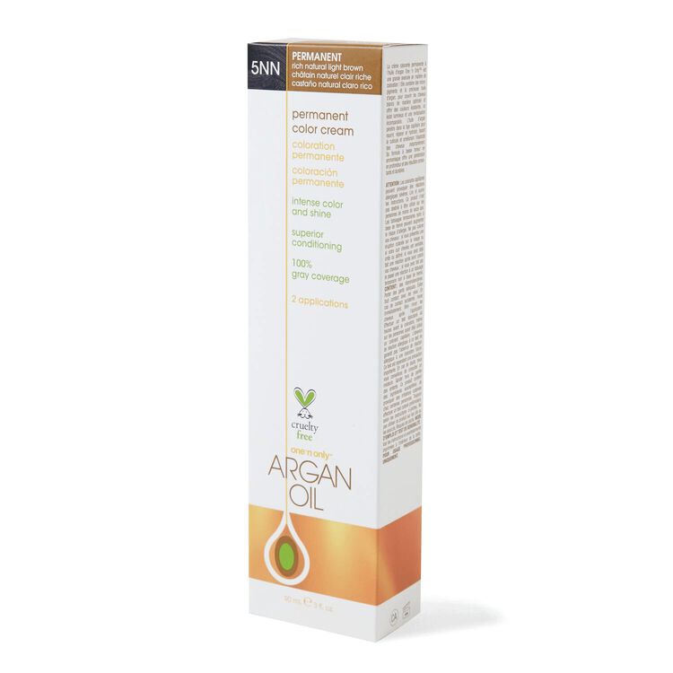 Argan Oil Permanent Color Cream 5NN Rich Natural Light Brown