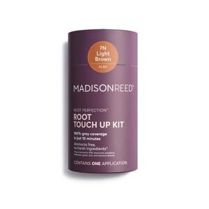 Root Perfection Root Touch Up Permanent Hair Color Kit 7N Alba Brown
