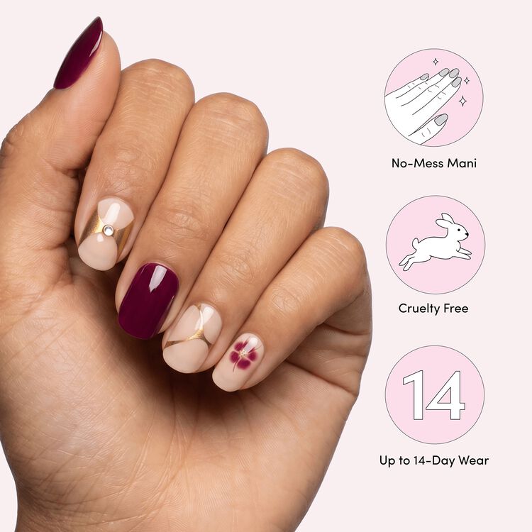 Glaze Art- Decisions Gel Nail Polish Strips
