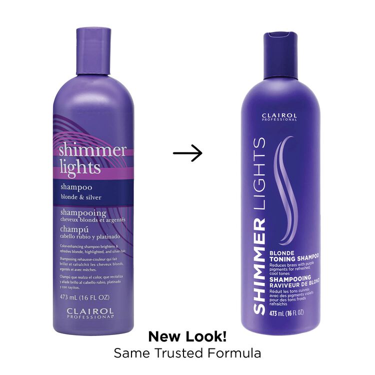 Shimmer Lights Conditioning Shampoo For Blonde Silver 8 Oz By Clairol Professional Shampoo Sally Beauty