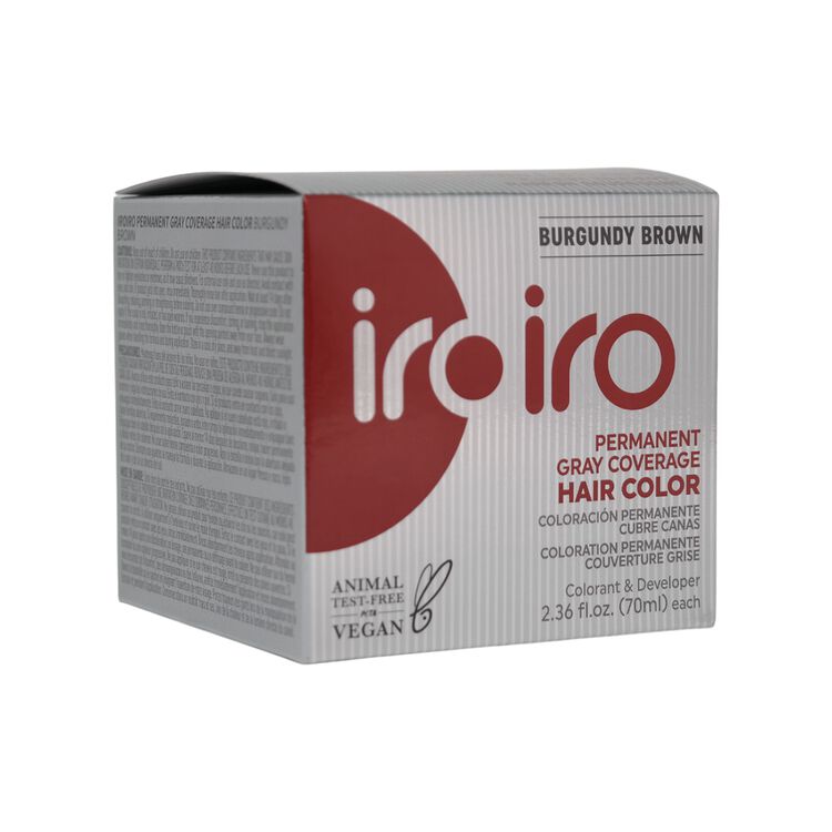 Gray Coverage Permanent Hair Color Burgundy