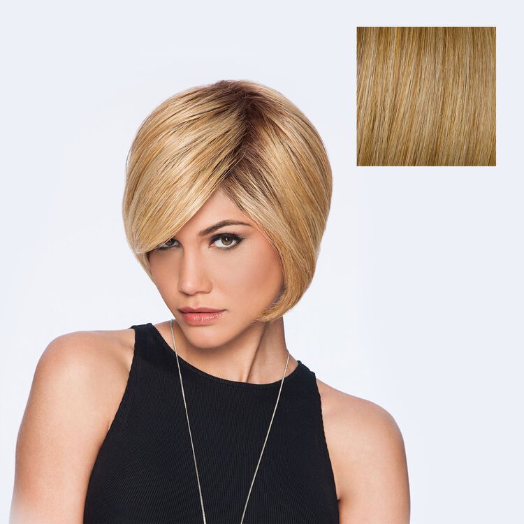 Layered Bob Wig Rooted Ginger Blonde