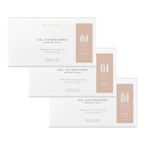 Round Natural Cover Gel Extensions