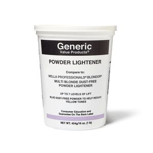 Powder Lightener Compare to Wella&reg; Blondor&reg; Multi Blonde Dust-Free Powder Lightener