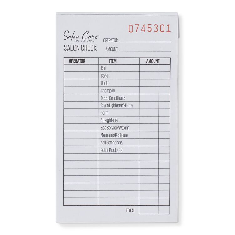 Exclusive Nail Salon Receipt Template Premium