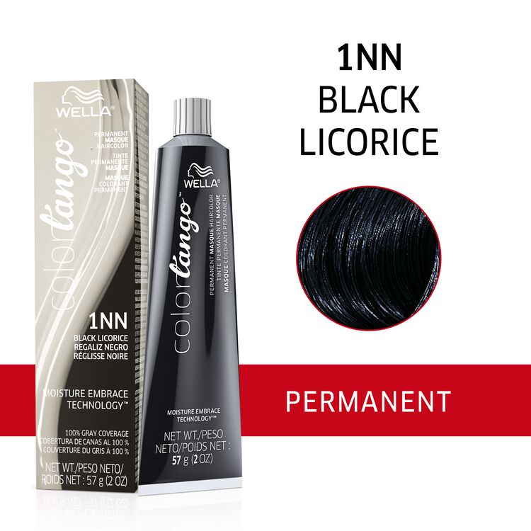 Wella Color Tango 1NN Black Licorice Permanent Masque Hair Color