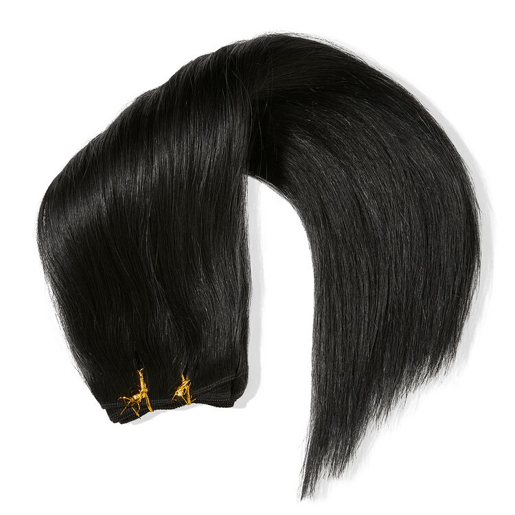 Silky Straight Jet Black 18 Inch Human Hair Extension