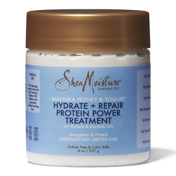 Shea Moisture Hydrate Repair Intensive Protein Treatment by Manuka Honey & Yogurt | Textured Hair | Beauty