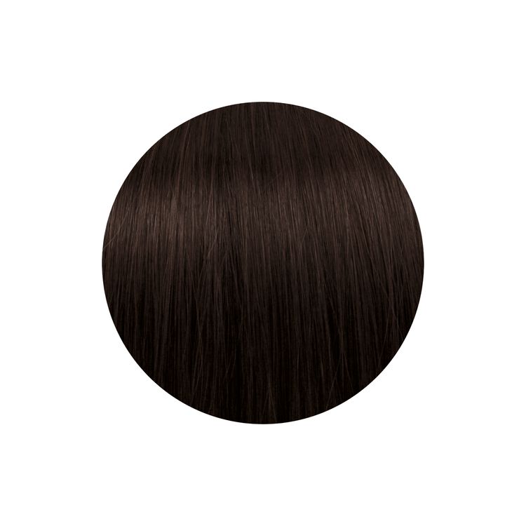 18" Ultra-Seamless Clip-in Hair Extensions Medium Dark Brown