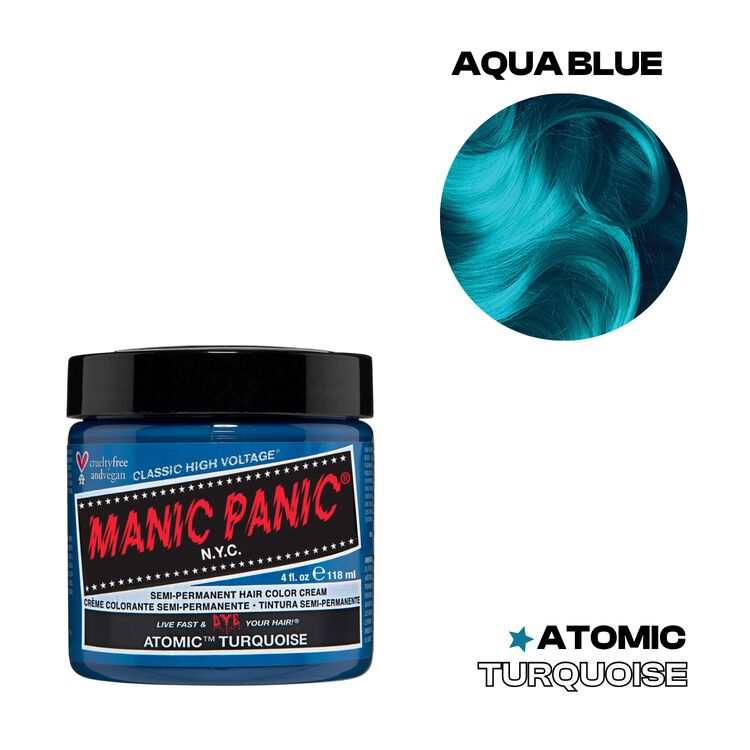 Atomic Turquoise Semi Permanent Cream Hair Color