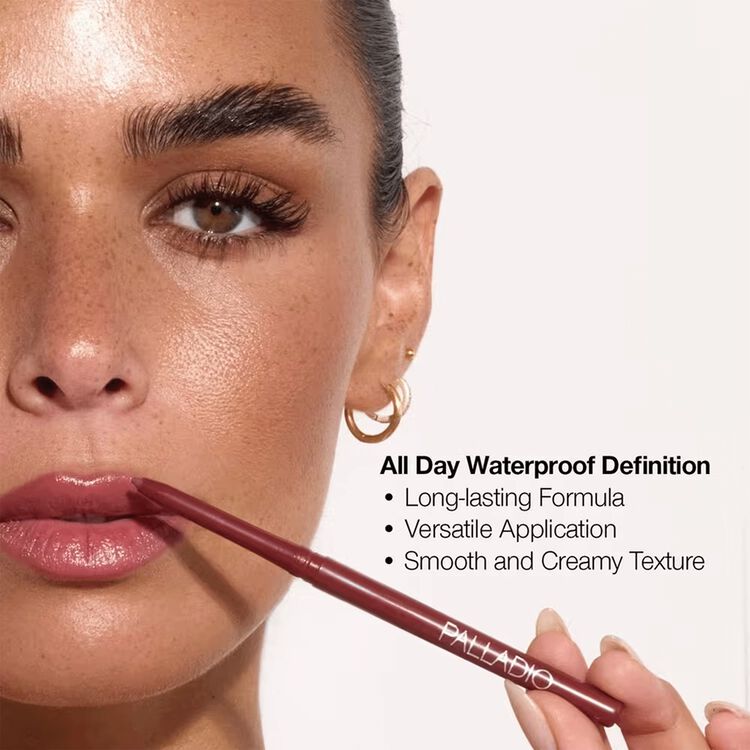 Retractable Waterproof Lipliner Raspberry