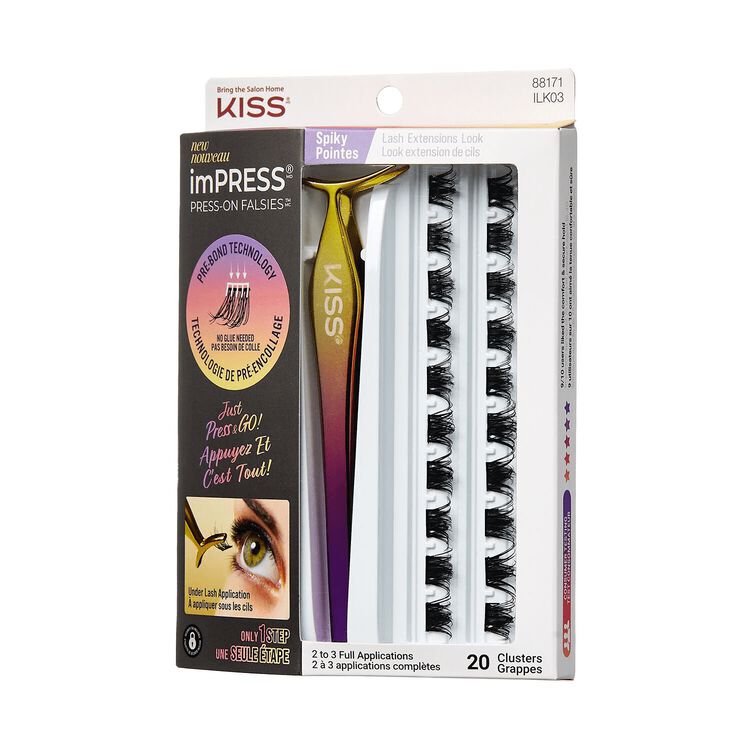 imPRESS Press-On Falsies Eyelash Clusters - Spiky Lashes