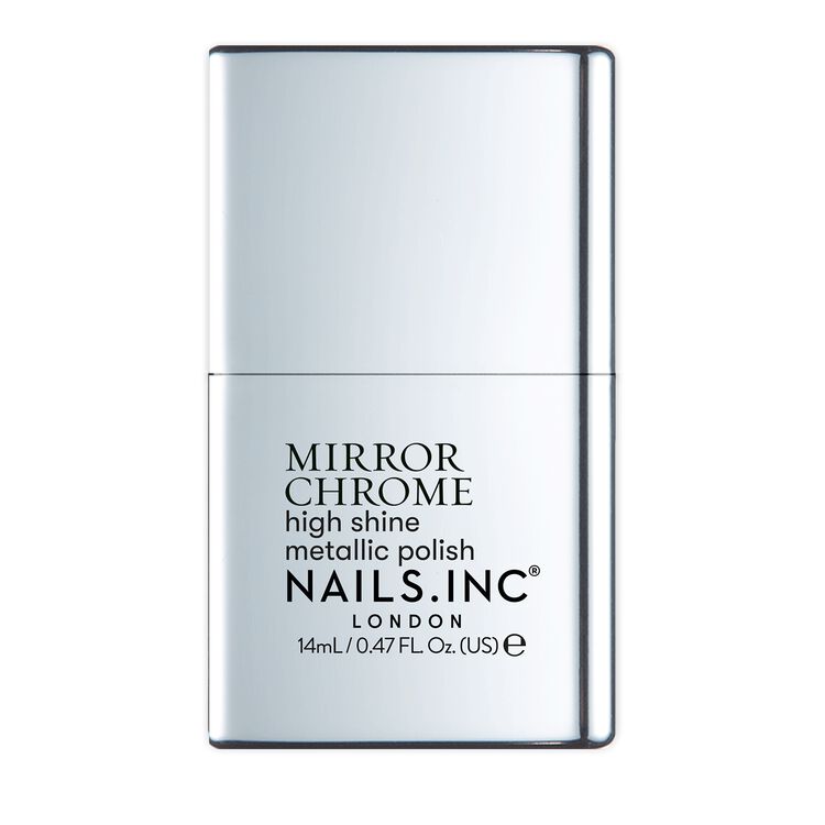 Mirror Chrome Nail Polish Silver Served