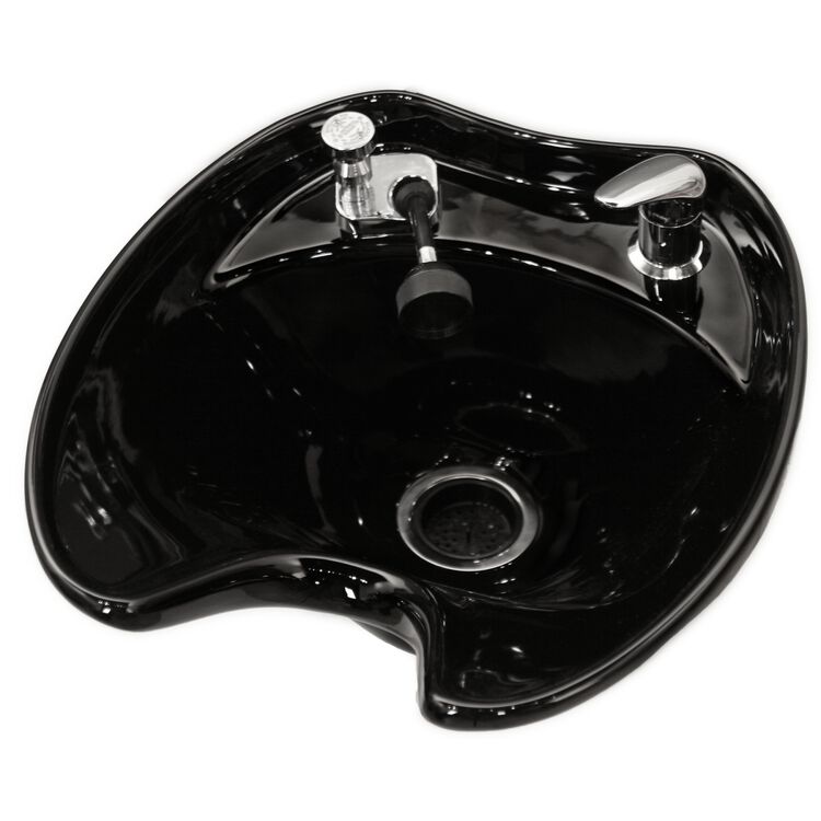 Black 8600 Tilting Porcelain Shampoo Bowl