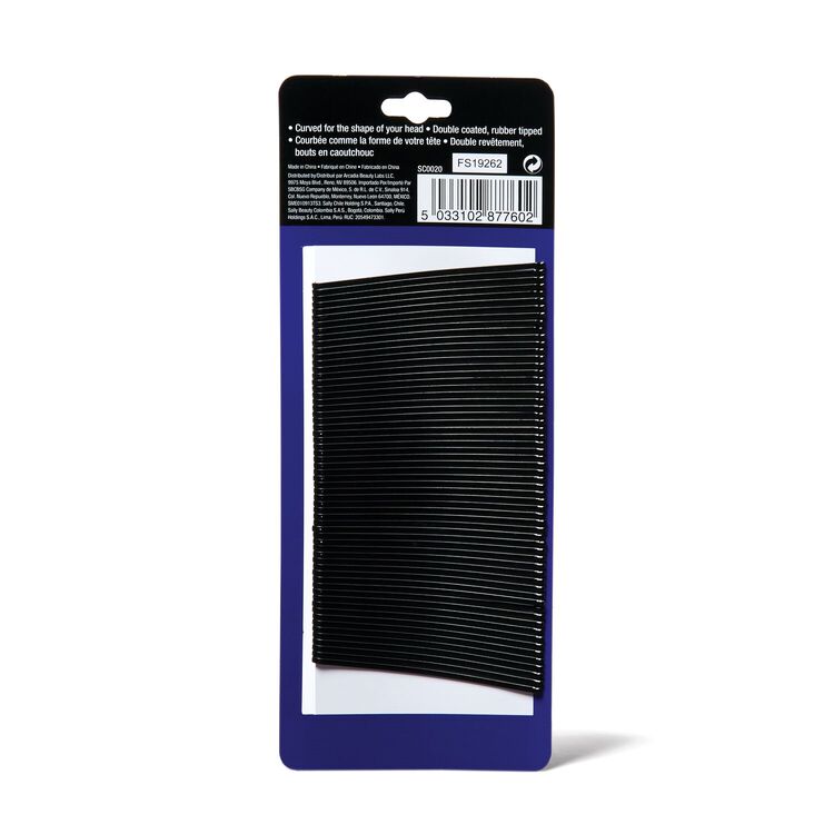 Curved Bobby Pins Black