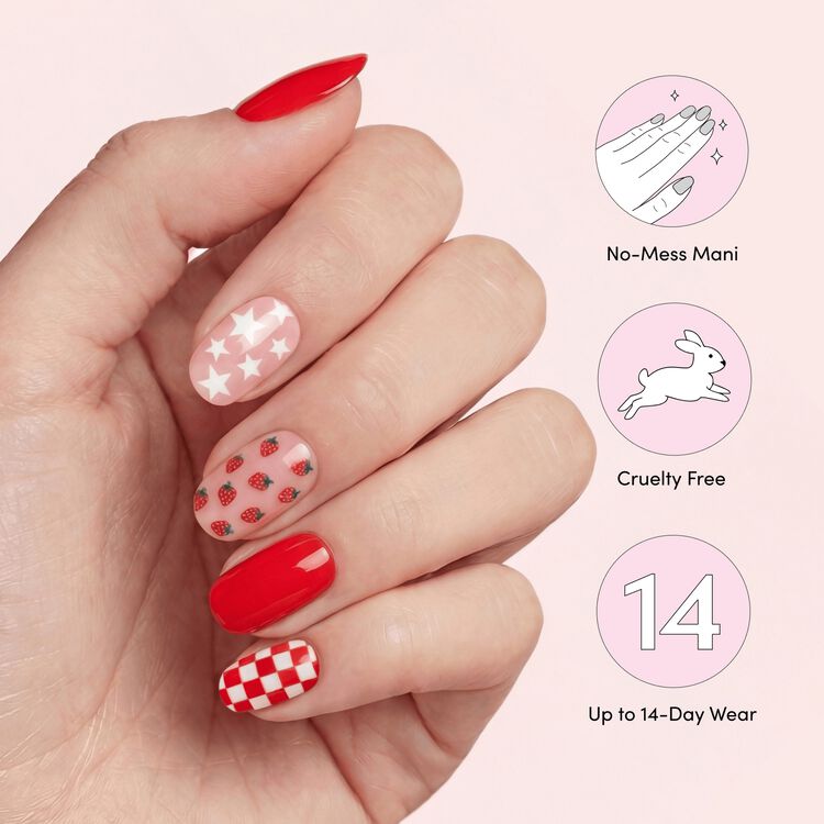 Glaze Art- Cuter at the Cape Gel Nail Polish Strips