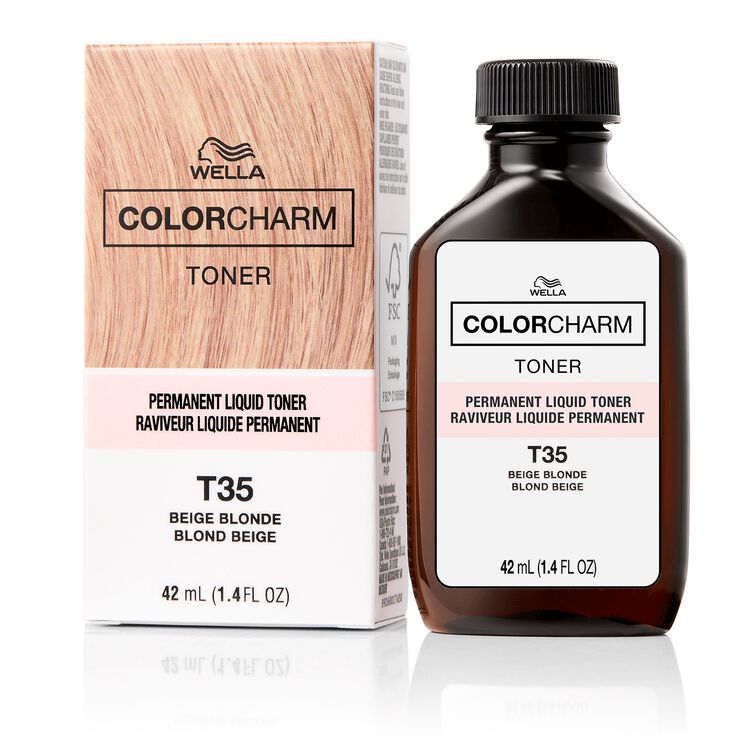 Beige Blonde Permanent Liquid Toner