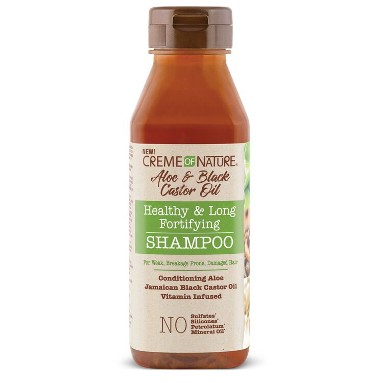 Creme Of Nature Aloe Black Castor Oil Healthy Long Fortifying Shampoo Shampoo Sally Beauty