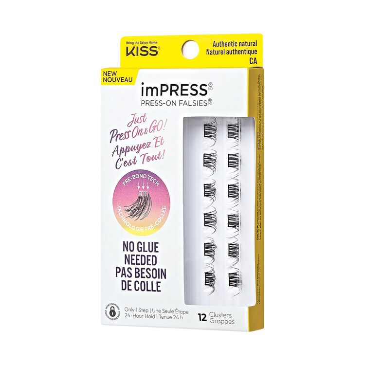 imPRESS Press on Falsies - Authentic Natural Cluster Lashes