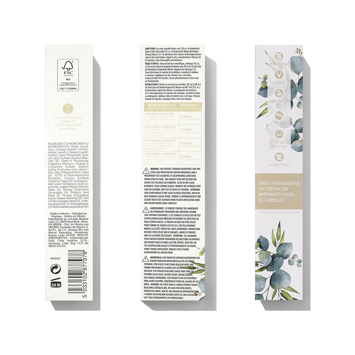 Inspired By Nature Ammonia-Free Permanent Hair Color Medium Mushroom
