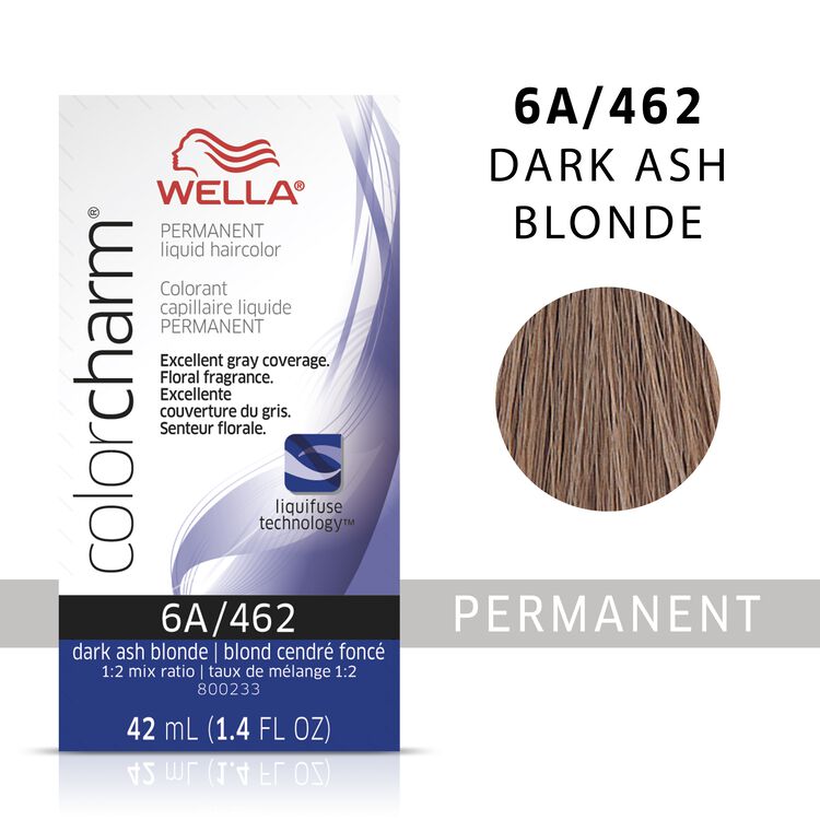 Pebish rive ned kravle Wella Dark Ash Blonde Color Charm Liquid Permanent Hair Color
