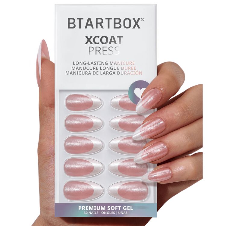 XCOATTIPS® Soft Press On Nails Almond - Pearlbound