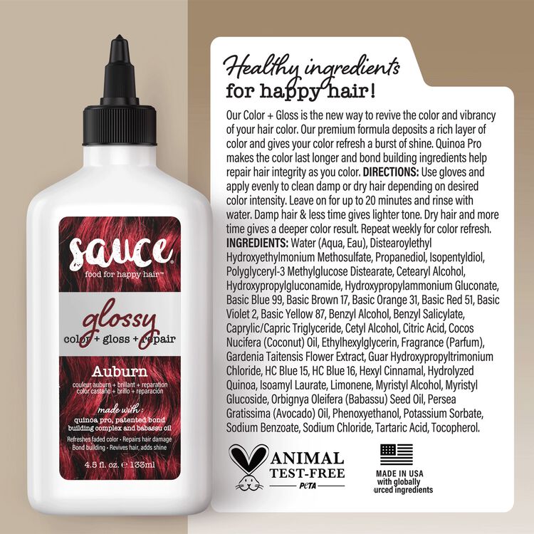 Glossy Color & Gloss & Repair Semi Permanent Hair Gloss