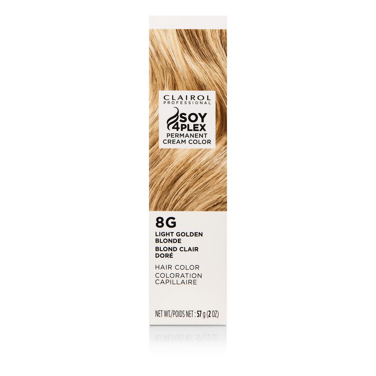 Soy4Plex 8G Light Golden Blonde Permanent Crème Hair Color by Clairol