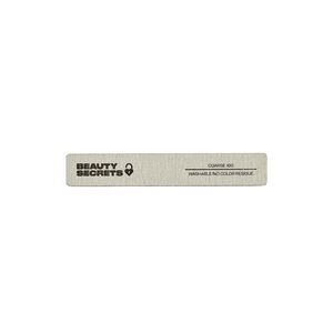100/ 100 Zebra Rectangle Cushion Nail File