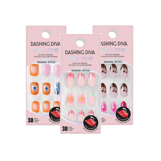 DASHING DIVA MAGIC PRESS 14点セット Dashing Diva Magic Press Press On Nails | Sally Beauty