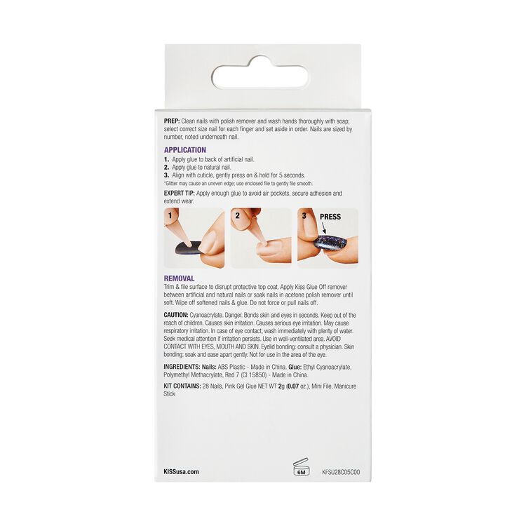 Gel Fantasy Nails Happy Hands - Short