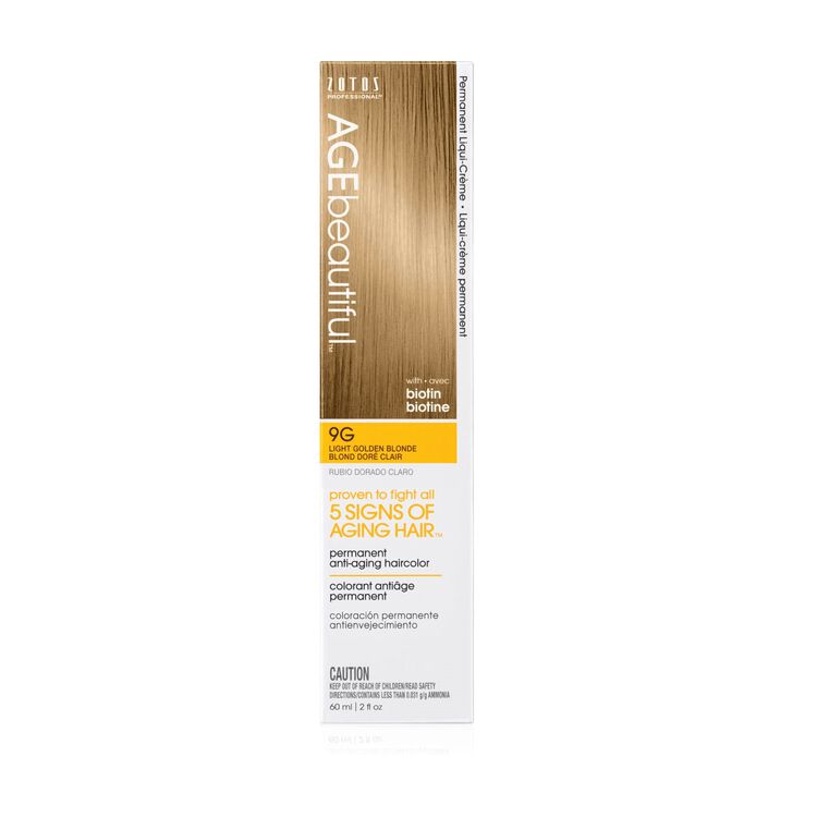 9G Light Golden Blonde Permanent Liqui-Creme Hair Color