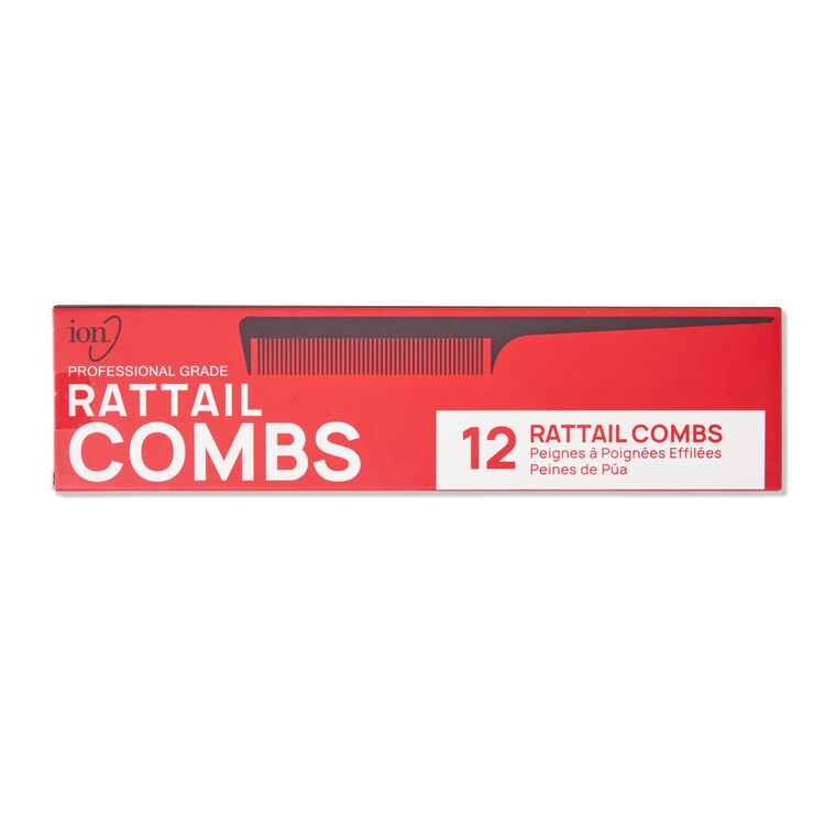 Professional Rattail Comb 12 Pack