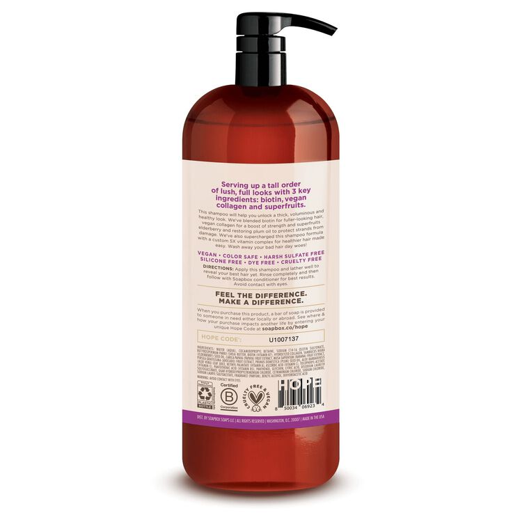 Biotin and Superfruit Restore & Volumize Shampoo