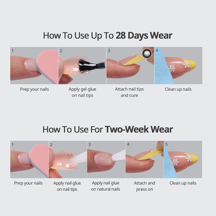 XCOATPRESS Press On Nails Medium Almond - Capable