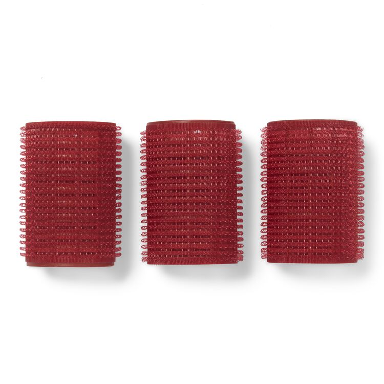 Red 1-1/2 Inch Classic Style Self Grip Rollers 5 Pack