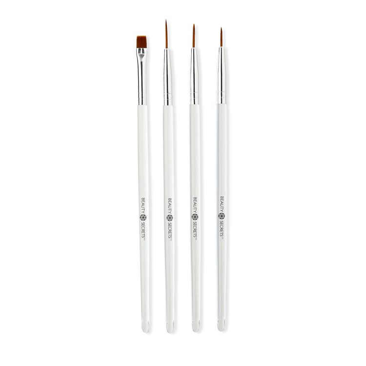 4 Pack Nail Art Brush Set