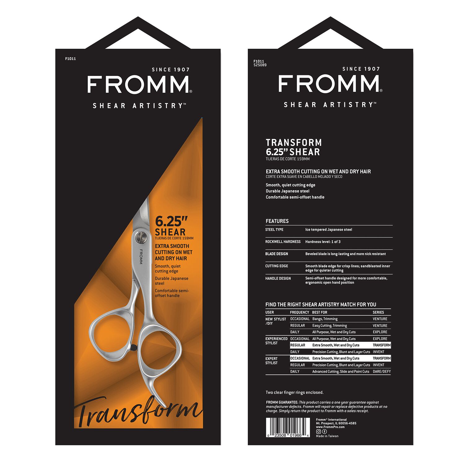 Transform 6.25" Shear by Fromm Shears & Shapers Sally Beauty